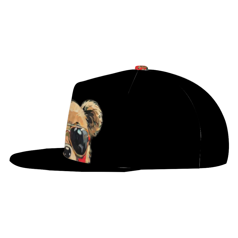 Kamali Brand© USA "Kool Teddy" Collection Custom All Over Print Unisex Adjustable Trucker Hat