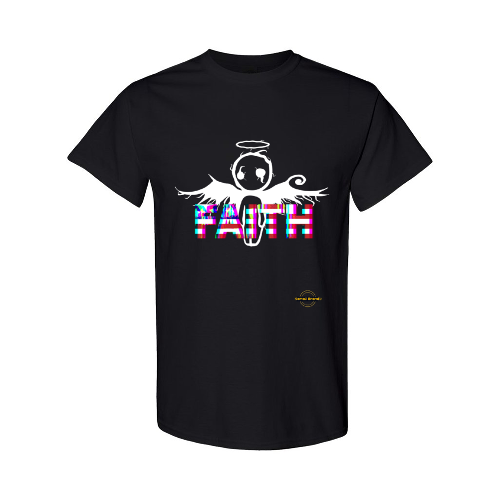 Kamali Brand © USA "Imperfect Angle Faith" Custom Cotton Gildan 5000 Short Sleeve Tees