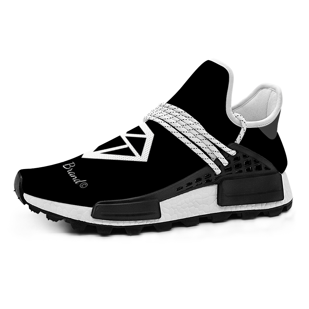 Kamali Brand© USA "Kamali Diamond" Custom Unisex Mid Top Breathable Non-slip Sneakers