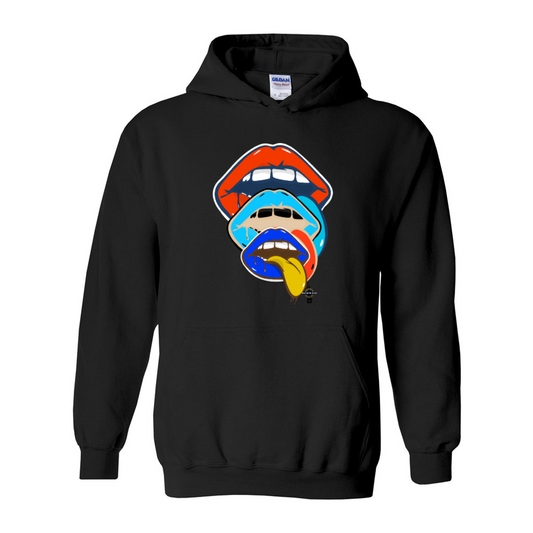 Kamali Brand© USA "Lipz3x" Custom Hooded Sweatshirt