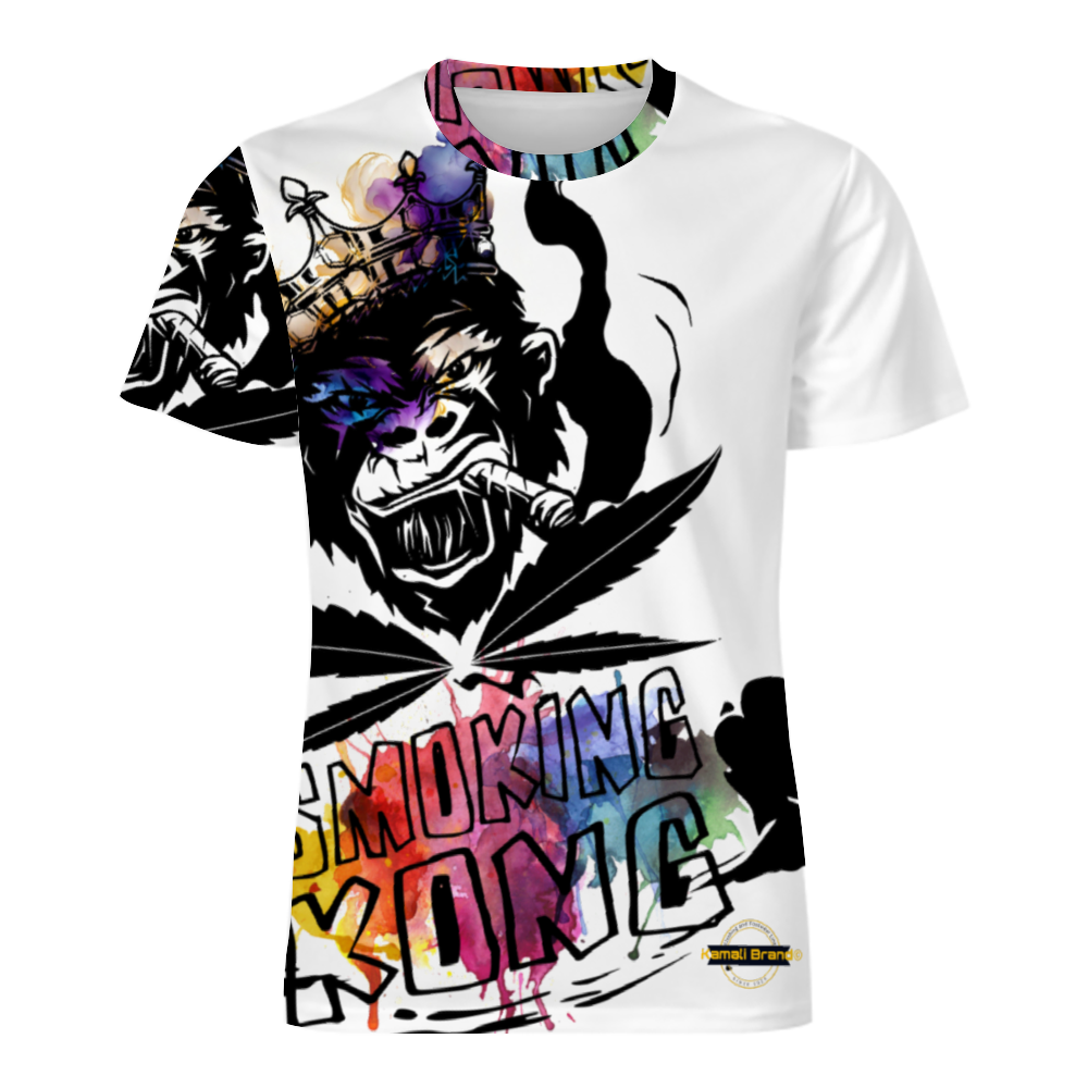 Kamali Brand© "Smokin Kong" USA Custom All Print T-shirt