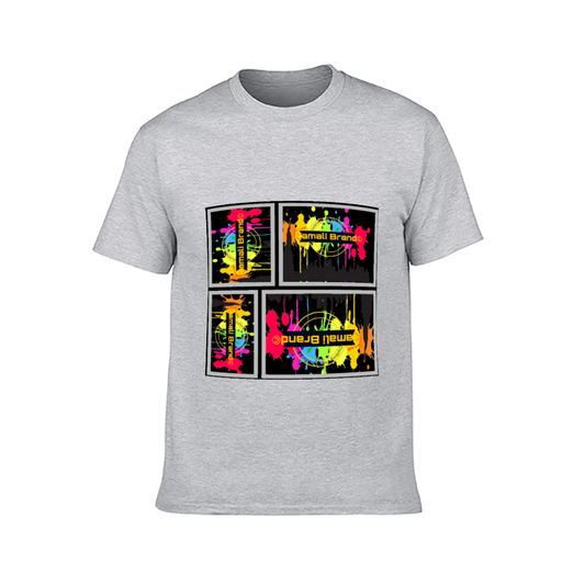 Kamali Brand © USA "Painted Edition" Custom Shirts Street T-Shirt | Gildan 76000